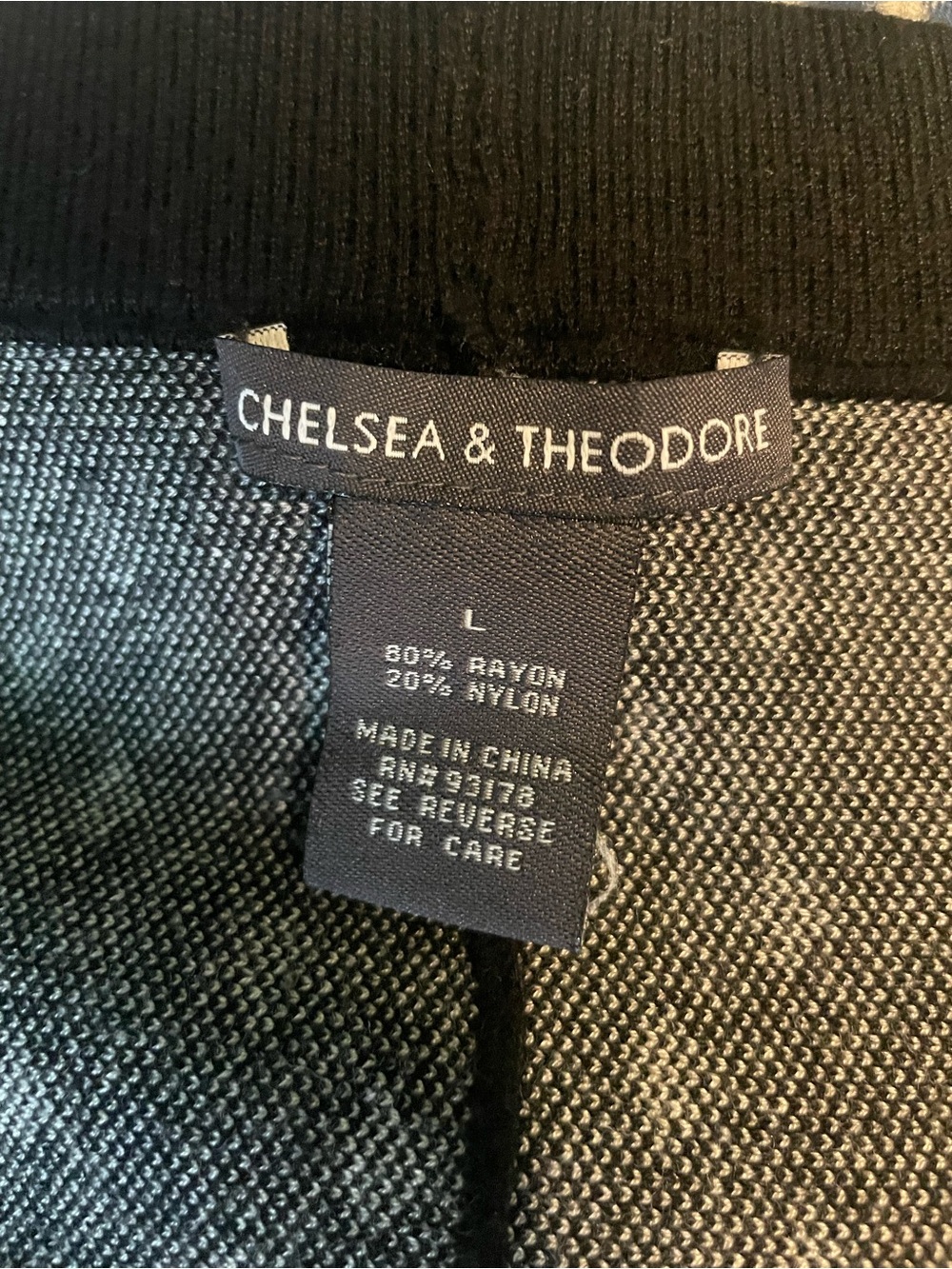 Large knit A-line skirt by Chelsea & Theodore